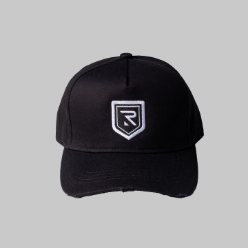 Cappellino con logo nero